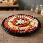 Flat Black Bulk Pack Deli Tray Base, Deli Tray