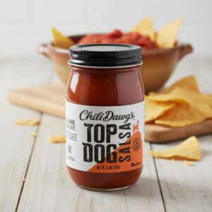 Chili Dawgs Top Dog Salsa Medium 15oz