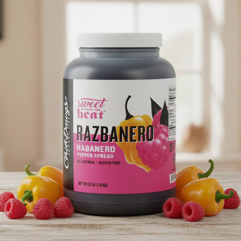 Chili Dawgs Razbanero Pepper Spread Gallon