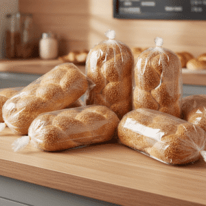 Plastic Bread Bags-6" x 3" x 12"