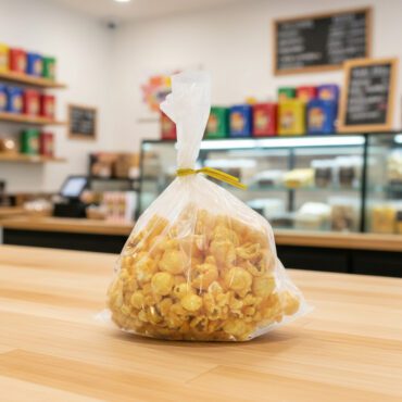 Extra small clear popcorn bag