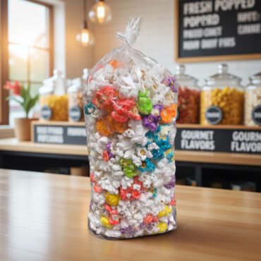 large clear popcorn bag