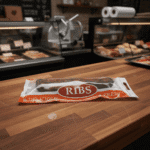 Rib Bag laying flat on deli counter