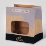 12 lb to go food carryout bag with vents and window