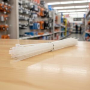 Clear Cable ties 14 inches in a pack of 100