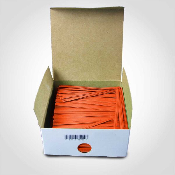 Orange Twist Ties 2000 Pack