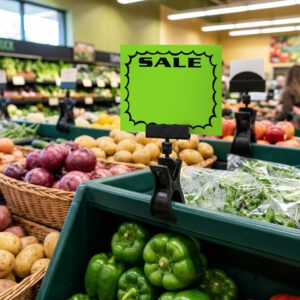 Dual Squeeze Sign Clip with Rotation & Tilt 4" x 3.125"