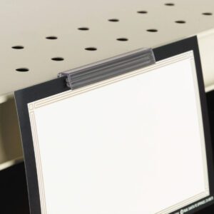UPC Tag Sign Holder with Hinge