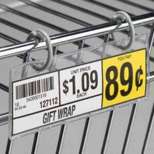 Vinyl Pouch Sign or UPC Holder