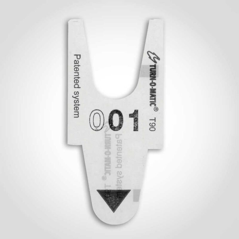200042 Turn-O-Matic White T-90 Tickets - Box of 24,000 Tickets