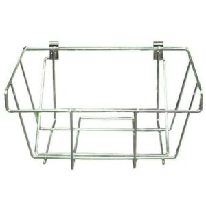 Metal Chrome basket for sign
