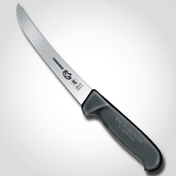 6 inch Curved, Flexible Blade and Fibrox Handle