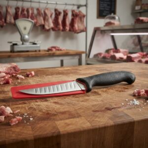 6″ Granton Edge Curved, Boning Stiff Knife