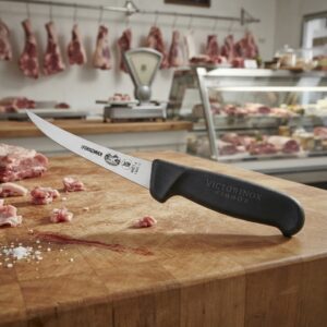 5 inch Non-Granton Curved, Boning Flexible Knife