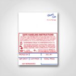 Hobart sp80 style k safe handling Scale Label
