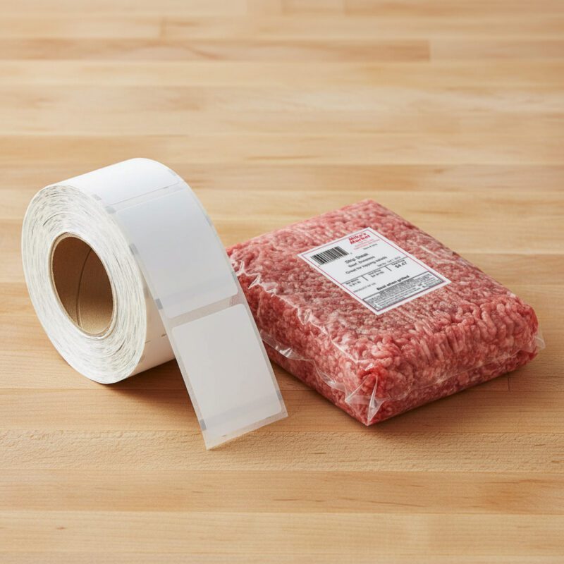 Hobart Ultima 2000 Scale Label Stickers – packed 5 rolls per case each roll has 2800 labels