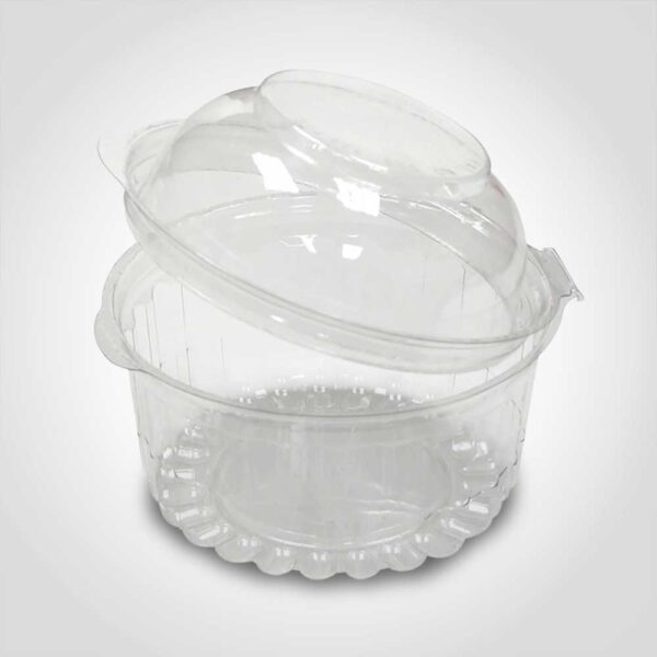 8 oz. Sho Bowl with Hinged Dome Lid Take Out Food Container