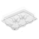 6 count cupcake takeout container