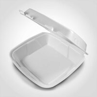 Styrofoam Clamshell Takeout Container