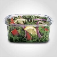 64 oz. Take Out Container Perforated Removable Flat Lid