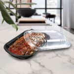 half slab rib container in use