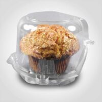 Large Plastic Cupcake Take out Container for single cupcake