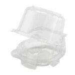 Single Serve Cupcake Container Slightly open view