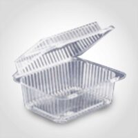 Jelly Roll Bakery Container Plastic 7 x 6 x 3.5 inch