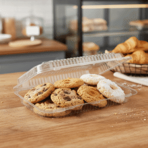 Hinged Take Out Cookie Container - 300/case