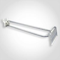 Flip Scan Hook 11 inch – Straight Entry Hook with flip scan label holders
