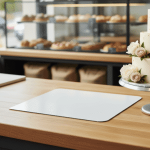 Sheet Corrugated Cake Pad White