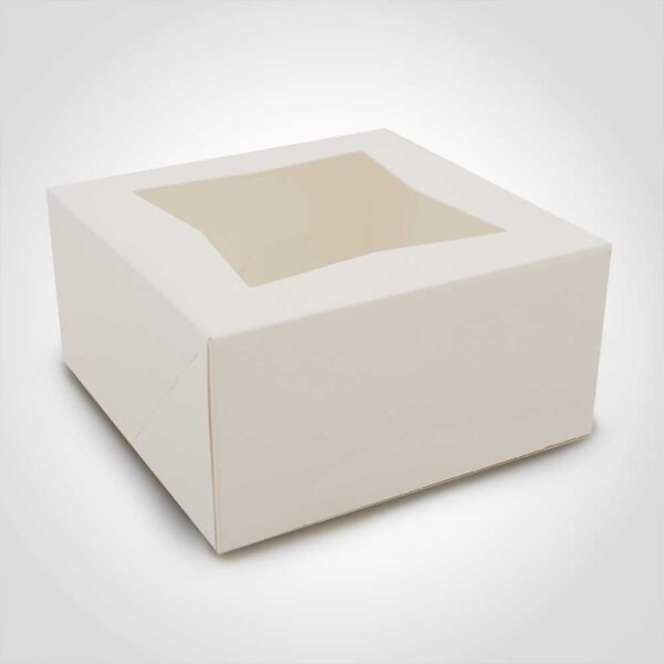 6 inch Pie Box with Window - 200 Pack