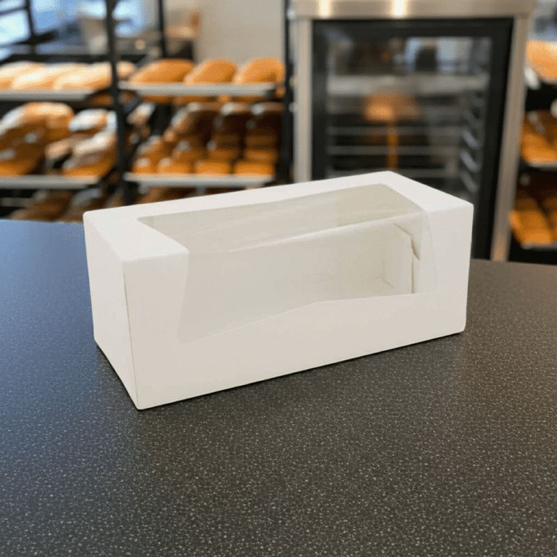 360172 9 inch Long donut box with window 9 inch Long donut box with window