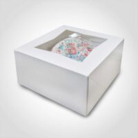 one count cupcake window box for Bakery Take Out