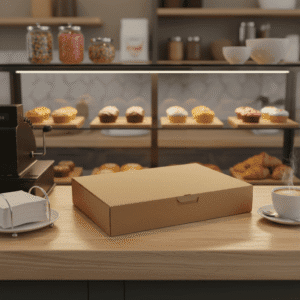 Quarter Sheet Cake Box kraft