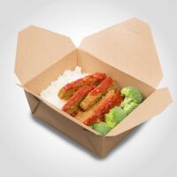 Bio-Plus Earth Carryout Box 6 x 4.75 x 2.5 inches for Food Take Out