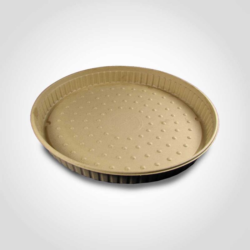 360440 Pizza Tray 12 inch Made from Sugarcane, Wheat Stock and or Bamboo