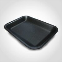 2PMW Black Foam Tray 8.375 x 6.125 x 1 inches