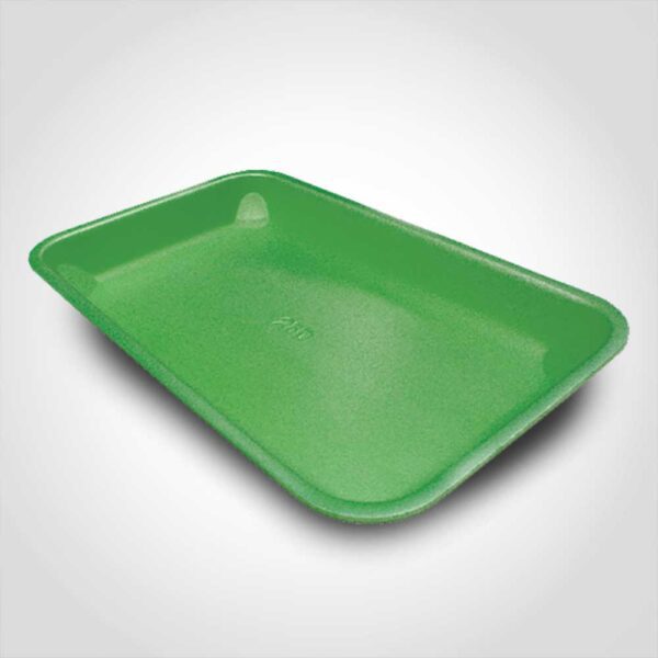 2S Green Foam Tray 8.375 x 5.875 x 0.69 inches