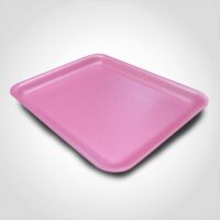 20S Pink Foam Tray 8.56 x 6.375 x 1.19 inches