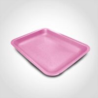 17S Pink Foam Tray 8.25 x 4.75 x 0.5 inches