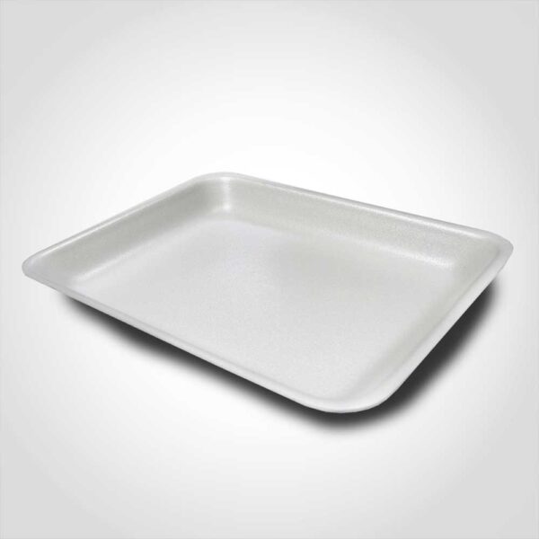 1S White Foam Tray 5.25 x 5.25 x 0.5 inches