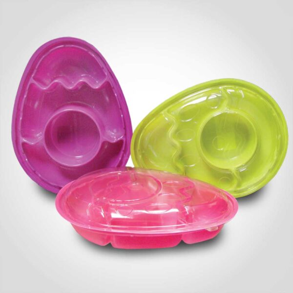 Large Egg Container Multicolored pack