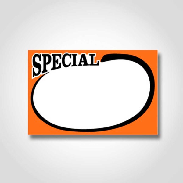 Special Sign circle 3.5" x 5.5"