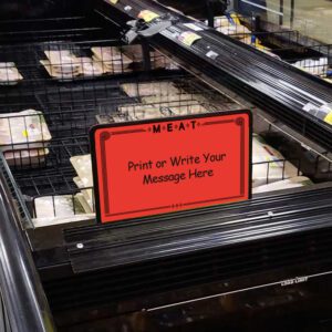 Butcher Meat Sign Cards 7" x 11" - 50/pkg