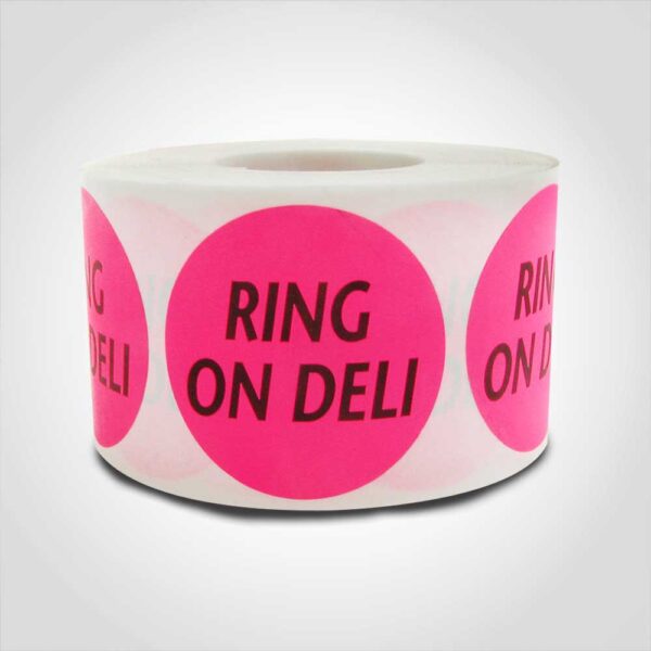 Ring On Deli Label 1 roll of 500 stickers