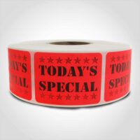 Todays Special Label 1 roll of 1000 stickers