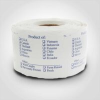 Country Of Origin Label - 1 roll of 500