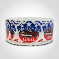 Great On The Grill BBQ Label 1 roll of 1000 stickers