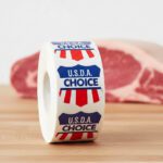 USDA Choice Badge Label Stickers